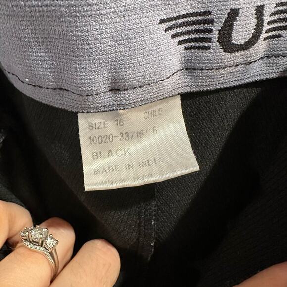 Gutos Black Ribbed Knit Equestrian Riding Breeches, EUC, Girls 16 (16A) - Picture 9 of 9